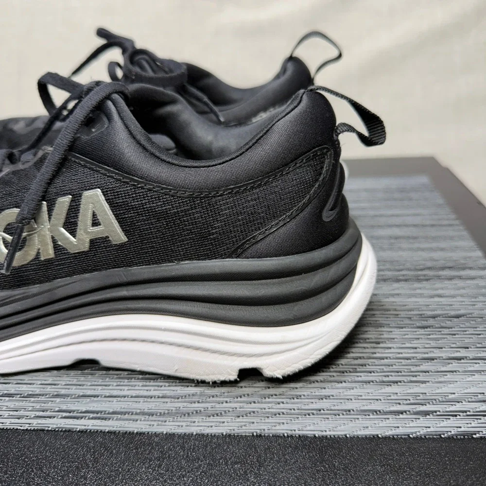 Hoka One Gaviota 5 Shoes - Womens 9.5 - Black Running 1134235 BWHT